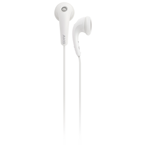 Y 15 - White - Lightweight in-ear headphones with volume control - Front
