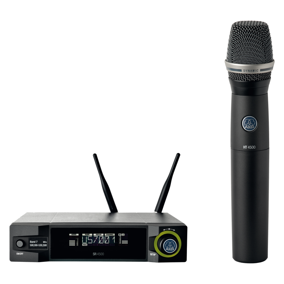 WMS4500 D7 Set - Black - Reference wireless microphone system - Hero