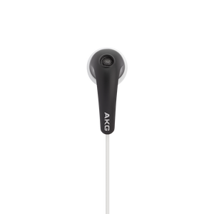 Y 16A - Black - Stereo in-ear headset with microphone and remote - Front