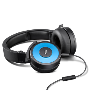 Y55 - Blue - High-performance DJ headphones with in-line microphone and remote - Detailshot 1