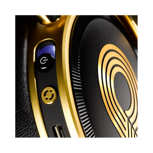N90Q - Gold - Reference class auto-calibrating noise-cancelling headphones - Detailshot 12