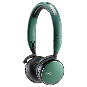 AKG Y400 WIRELESS - Green - Wireless mini on-ear headphones - Hero