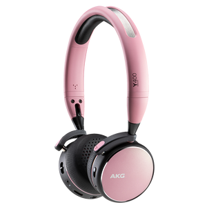 AKG Y400 WIRELESS - Pink - Wireless mini on-ear headphones - Hero
