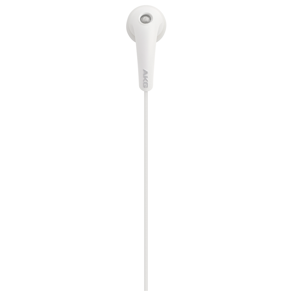 Y 15 - White - Lightweight in-ear headphones with volume control - Hero