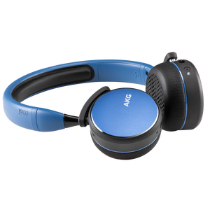AKG Y400 WIRELESS - Blue - Wireless mini on-ear headphones - Detailshot 2