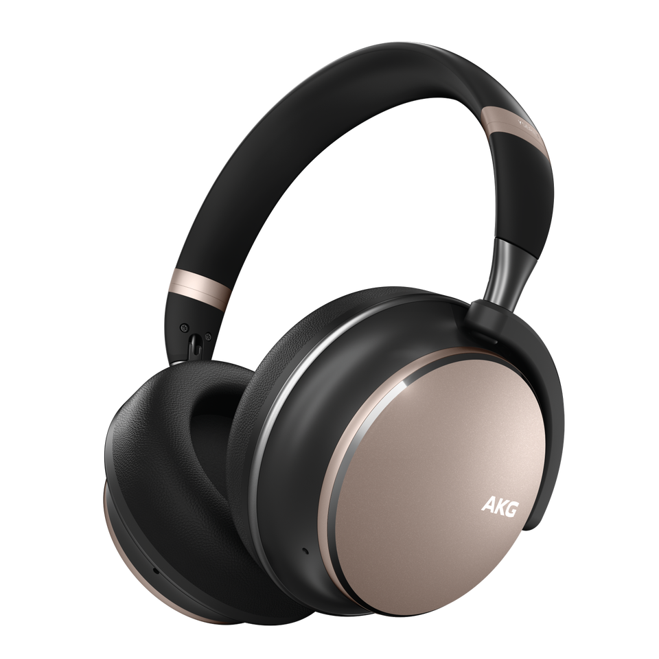 AKG Y600NC WIRELESS - Beige - Wireless over-ear NC headphones - Hero