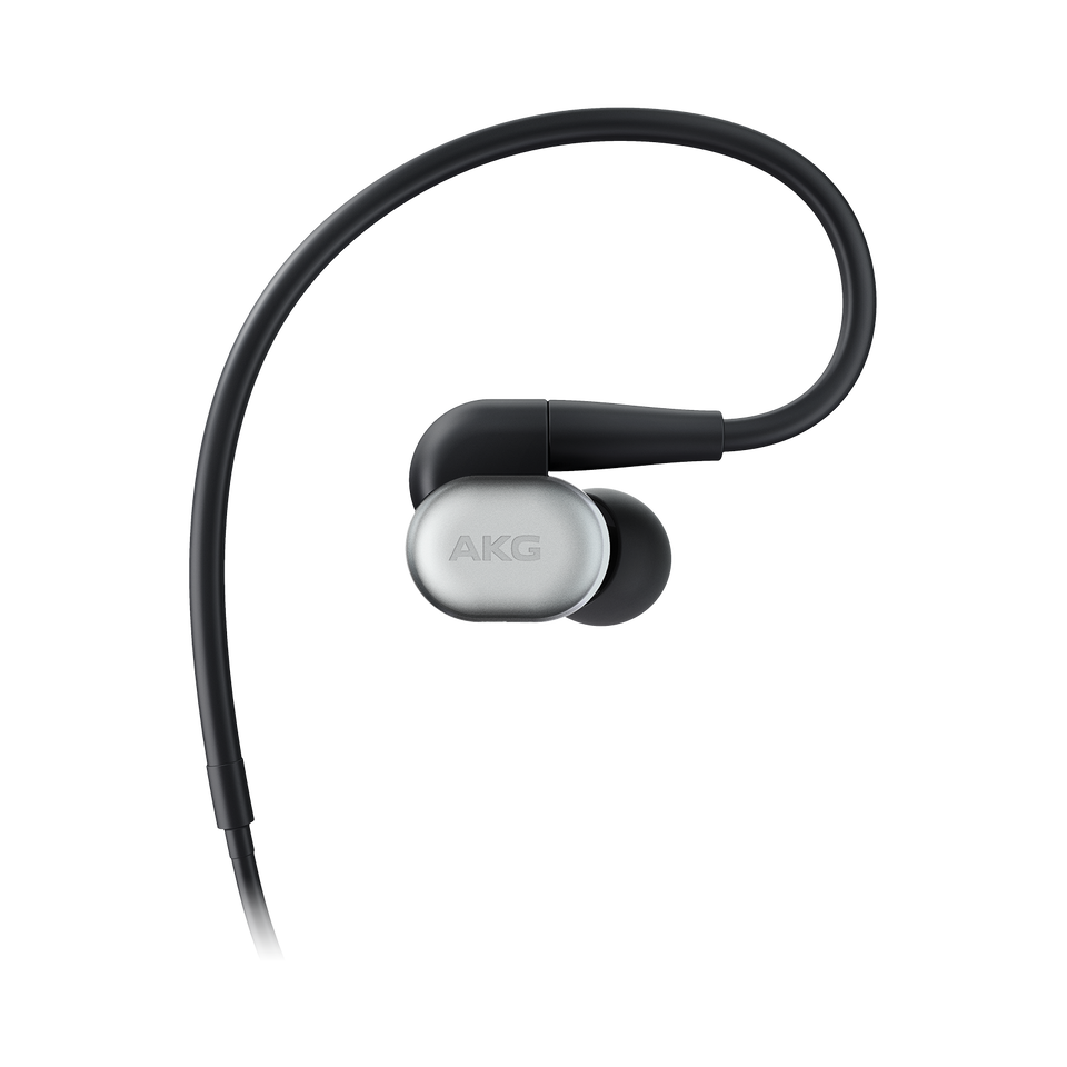 AKG N30 - Silver - Hi-Res in-ear headphones with customizable sound - Hero