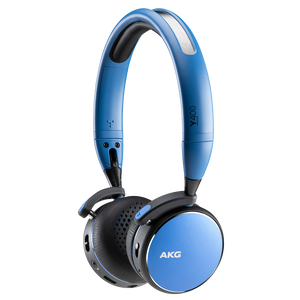 AKG Y400 WIRELESS - Blue - Wireless mini on-ear headphones - Hero